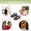 image:imageFelix amp Flora Toddler Little Girl Princess Dress ShoesMary Jane Flats for Girl Party School ShoesB434black