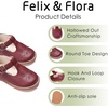 image:imageFelix amp Flora Toddler Little Girl Princess Dress ShoesMary Jane Flats for Girl Party School ShoesB434burgundy