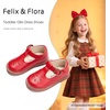 image:imageFelix amp Flora Toddler Little Girl Princess Dress ShoesMary Jane Flats for Girl Party School ShoesB434red
