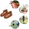 image:imageFelix amp Flora Toddler Little Girl Princess Dress ShoesMary Jane Flats for Girl Party School ShoesB831brown