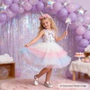 image:imageFelix amp Flora Toddler Little Girls Dress Shoes  Flower Girls Mary Jane Flats Ballet Shoes Party WeddingB810gl Rainbow