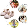 image:imageFelix amp Flora Toddler Little Girls Dress Shoes  Flower Girls Mary Jane Flats Ballet Shoes Party WeddingB810glitter Pink