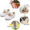 image:imageFelix amp Flora Toddler Little Girls Dress Shoes  Flower Girls Mary Jane Flats Ballet Shoes Party WeddingB810glitter White