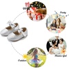 image:imageFelix amp Flora Toddler Little Girls Dress Shoes  Flower Girls Mary Jane Flats Ballet Shoes Party WeddingB810silver