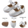 image:imageFelix amp Flora Toddler Little Girls Dress Shoes  Flower Girls Mary Jane Flats Ballet Shoes Party WeddingB810silver