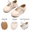 image:imageFelix amp Flora Toddler Little Girls Dress Shoes  Flower Girls Mary Jane Flats Ballet Shoes Party WeddingB814beige