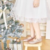 image:imageFelix amp Flora Toddler Little Girls Dress Shoes  Flower Girls Mary Jane Flats Ballet Shoes Party WeddingB814glitter Pink
