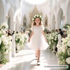 image:imageFelix amp Flora Toddler Little Girls Dress Shoes  Flower Girls Mary Jane Flats Ballet Shoes Party WeddingB814white