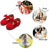 image:imageFelix amp Flora Toddler Little Girls Dress Shoes  Flower Girls Mary Jane Flats Ballet Shoes Party WeddingB822red