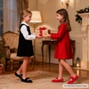 image:imageFelix amp Flora Toddler Little Girls Dress Shoes  Flower Girls Mary Jane Flats Ballet Shoes Party WeddingB822red