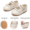 image:imageFelix amp Flora Toddler Little Girls Dress Shoes  Flower Girls Mary Jane Flats Ballet Shoes Party WeddingB893beige