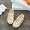 image:imageFelix amp Flora Toddler Little Girls Dress Shoes  Flower Girls Mary Jane Flats Ballet Shoes Party WeddingB893gold