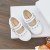 image:imageFelix amp Flora Toddler Little Girls Dress Shoes  Flower Girls Mary Jane Flats Ballet Shoes Party WeddingB893white