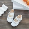 image:imageFelix amp Flora Toddler Little Girls Dress Shoes  Flower Girls Mary Jane Flats Ballet Shoes Party WeddingB893white
