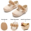 image:imageFelix amp Flora Toddler Little Girls Dress Shoes  Flower Girls Mary Jane Flats Ballet Shoes Party WeddingB894dark Nude