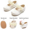 image:imageFelix amp Flora Toddler Little Girls Dress Shoes  Flower Girls Mary Jane Flats Ballet Shoes Party WeddingB894ivory White