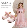 image:imageFelix amp Flora Toddler Little Girls Dress Shoes  Flower Girls Mary Jane Flats Ballet Shoes Party WeddingB894pink
