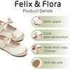 image:imageFelix amp Flora Toddler Little Girls Dress Shoes  Flower Girls Mary Jane Flats Ballet Shoes Party WeddingB900gold
