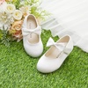 image:imageFelix amp Flora Toddler Little Girls Dress Shoes  Flower Girls Mary Jane Flats Ballet Shoes Party WeddingB900white