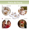image:imageFelix amp Flora Toddler Little Girls Dress Shoes  Flower Girls Mary Jane Flats Ballet Shoes Party WeddingB900white