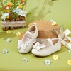 image:imageFelix amp Flora Toddler Little Girls Dress Shoes  Flower Girls Mary Jane Flats Ballet Shoes Party WeddingBf01beige