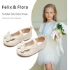 image:imageFelix amp Flora Toddler Little Girls Dress Shoes  Flower Girls Mary Jane Flats Ballet Shoes Party WeddingBf01beige
