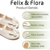 image:imageFelix amp Flora Toddler Little Girls Dress Shoes  Flower Girls Mary Jane Flats Ballet Shoes Party WeddingBf01beige