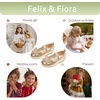 image:imageFelix amp Flora Toddler Little Girls Dress Shoes  Flower Girls Mary Jane Flats Ballet Shoes Party WeddingBf01gold