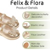 image:imageFelix amp Flora Toddler Little Girls Dress Shoes  Flower Girls Mary Jane Flats Ballet Shoes Party WeddingBf01gold