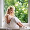 image:imageFelix amp Flora Toddler Little Girls Dress Shoes  Flower Girls Mary Jane Flats Ballet Shoes Party WeddingBf01white