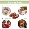 image:imageFelix amp Flora Toddler Little Girls Dress Shoes  Flower Girls Mary Jane Flats Ballet Shoes Party WeddingBf17brown