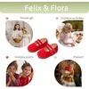 image:imageFelix amp Flora Toddler Little Girls Dress Shoes  Flower Girls Mary Jane Flats Ballet Shoes Party WeddingBf17red