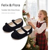 image:imageFelix amp Flora Toddler Little Girls Dress Shoes  Flower Girls Mary Jane Flats Ballet Shoes Party WeddingBf21black