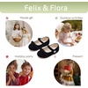 image:imageFelix amp Flora Toddler Little Girls Dress Shoes  Flower Girls Mary Jane Flats Ballet Shoes Party WeddingBf21black