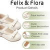 image:imageFelix amp Flora Toddler Little Girls Dress Shoes  Flower Girls Mary Jane Flats Ballet Shoes Party WeddingBf21fl Beige