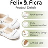 image:imageFelix amp Flora Toddler Little Girls Dress Shoes  Flower Girls Mary Jane Flats Ballet Shoes Party WeddingBf21fl White