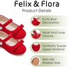 image:imageFelix amp Flora Toddler Little Girls Dress Shoes  Flower Girls Mary Jane Flats Ballet Shoes Party WeddingBf21red