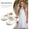 image:imageFelix amp Flora Toddler Little Girls Dress Shoes  Flower Girls Mary Jane Flats Ballet Shoes Party WeddingBf21s Ivory White