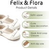 image:imageFelix amp Flora Toddler Little Girls Dress Shoes  Flower Girls Mary Jane Flats Ballet Shoes Party WeddingBf21s Ivory White