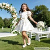 image:imageFelix amp Flora Toddler Little Girls Dress Shoes  Flower Girls Mary Jane Flats Ballet Shoes Party WeddingBf21s Ivory White