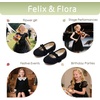 image:imageFelix amp Flora Toddler Little Girls Dress Shoes  Flower Girls Mary Jane Flats Ballet Shoes Party WeddingBf22black