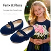 image:imageFelix amp Flora Toddler Little Girls Dress Shoes  Flower Girls Mary Jane Flats Ballet Shoes Party WeddingBf22navy Blue
