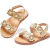 image:imageFelix amp Flora Toddler Girl Sandals  Flower Girl Dress Shoes Open Toe Little Kid FlatsBc330gold