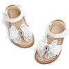 image:imageFelix amp Flora Toddler Girl Sandals Open Toe Dress Flats for Parties WeddingsBc298fl White