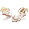 image:imageFelix amp Flora Toddler Girl Sandals Open Toe Flower Girl Soft Princess Flat ShoesBc324gold