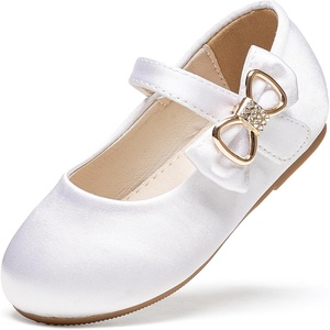 image:imageFelix amp Flora Toddler Flower Girl Dress Shoes  Baby Girl Ballet Mary Jane Flats for Party School WeddingB888s White