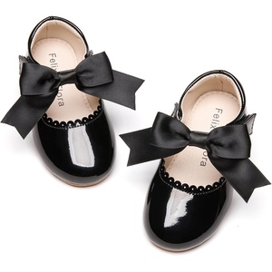 image:imageFelix amp Flora Toddler Flower Girl Dress Shoes  Baby Girl Ballet Mary Jane Flats for Party School WeddingB890black