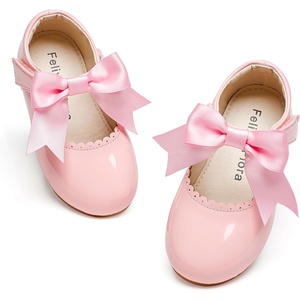 image:imageFelix amp Flora Toddler Flower Girl Dress Shoes  Baby Girl Ballet Mary Jane Flats for Party School WeddingB890light Pink