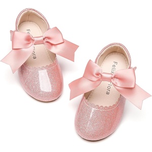 image:imageFelix amp Flora Toddler Flower Girl Dress Shoes  Baby Girl Ballet Mary Jane Flats for Party School WeddingB890pink
