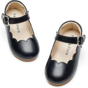 image:imageFelix amp Flora Toddler Flower Girl Dress Shoes  Baby Girl Ballet Mary Jane Flats for Party School WeddingB902black